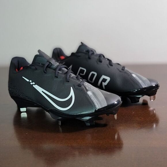 Nike React Vapor Ultrafly 4 Baseball Shoes Cleats Black Grey Women's Size 9.5 - Picture 7 of 15